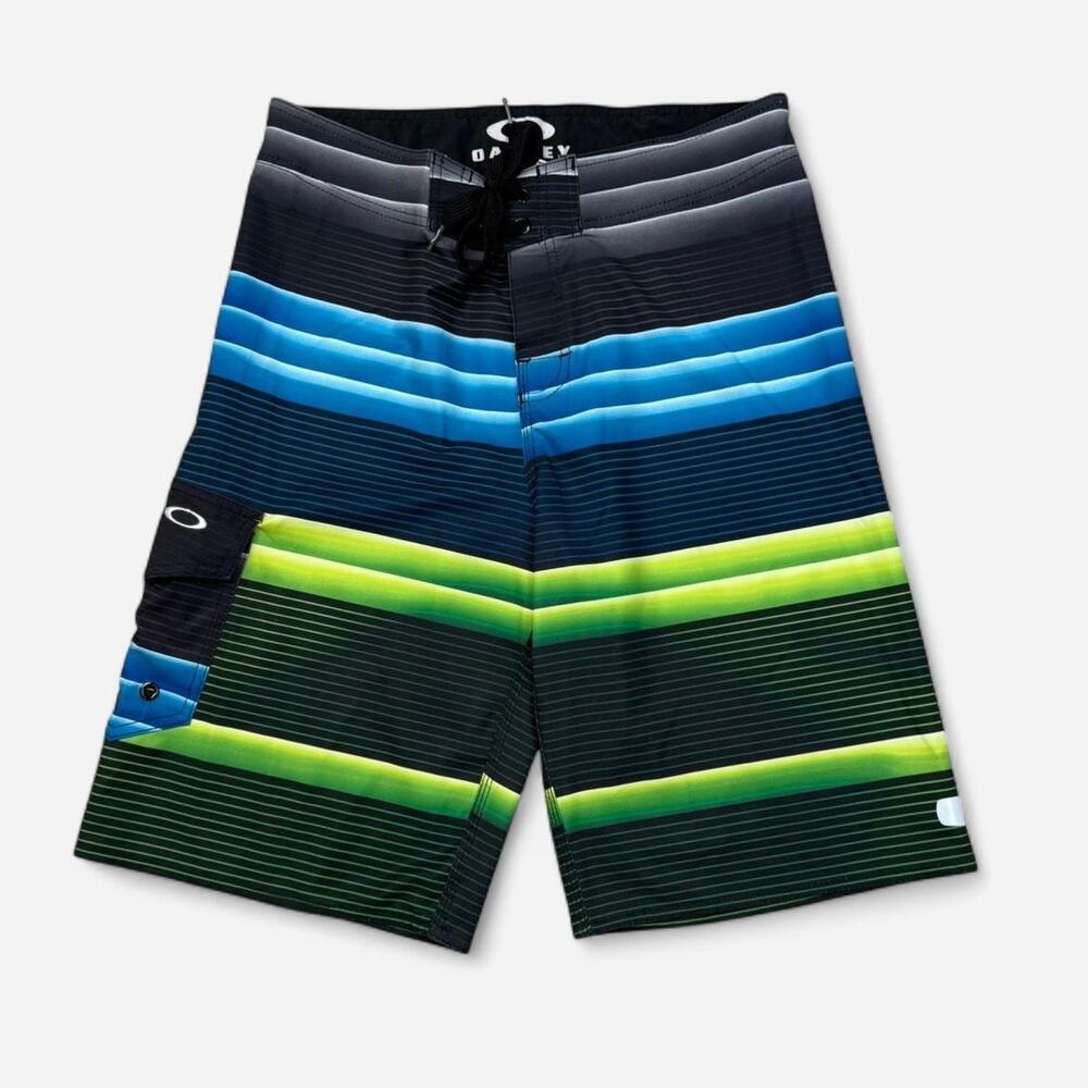 Oakley Neon Stripe Board Shorts men’s 34